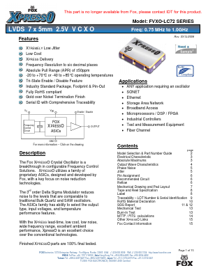 FVXO-LC72B-600.0-699.99 Datasheet PDF ETC