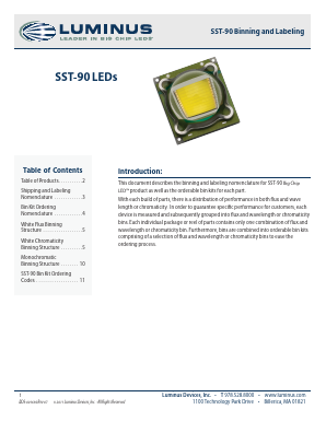 SST-90-B-F11-KF301 Datasheet PDF ETC