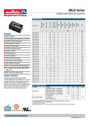 MEJ2D0505SC Datasheet PDF ETC
