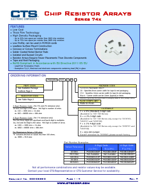 745C101274JP Datasheet PDF ETC