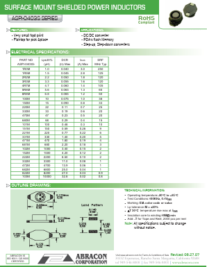 ASPI-0403S-103M-T Datasheet PDF ETC