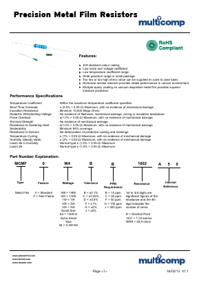 MCMF0W4B1002BA50 Datasheet PDF ETC