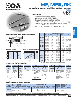 MF1/4DCT52R3013F Datasheet PDF ETC