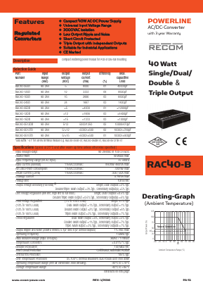 RAC40-05SB-ST Datasheet PDF ETC