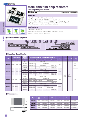 RG3216P-8252-W-T1 Datasheet PDF ETC