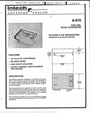 A-970 Datasheet PDF ETC