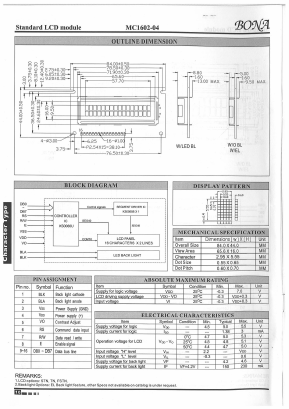MC1602-04 Datasheet PDF ETC