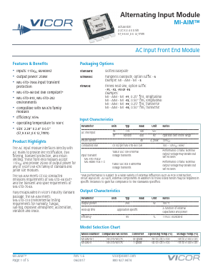 MI-AIM-M1 Datasheet PDF ETC