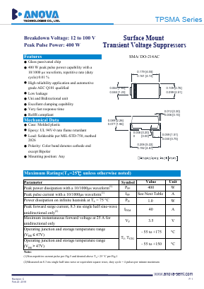 TPSMA18A Datasheet PDF ETC