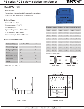 PE4113-M Datasheet PDF ETC