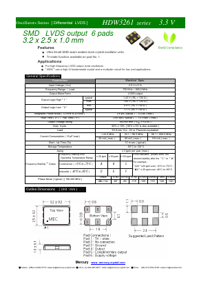 HDW3261 Datasheet PDF ETC
