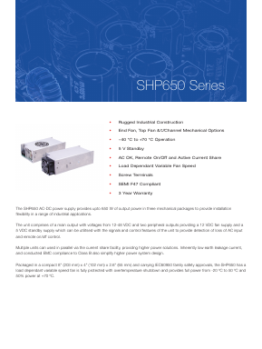 SHP650PS15-EF Datasheet PDF ETC