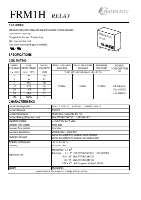FRM1H-1CS2S-DC12V Datasheet PDF ETC