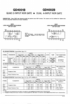 GD4001B Datasheet PDF ETC1