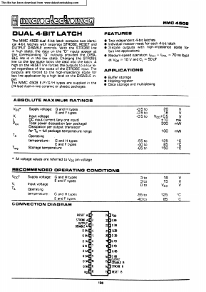 MMC4508 Datasheet PDF ETC1