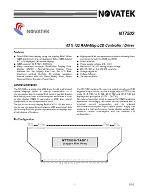 NT7502H-TABF1 Datasheet PDF ETC1