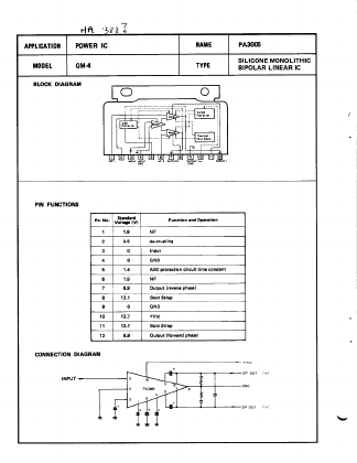 PA3005 Datasheet PDF ETC1