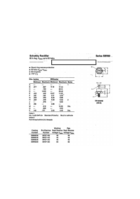 SBR8040 Datasheet PDF ETC1