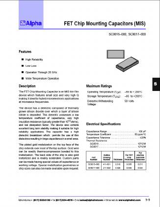 SC9017-000 Datasheet PDF ETC1