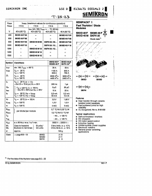 SKMD40F Datasheet PDF ETC1