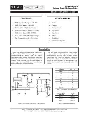 THAT2180LA Datasheet PDF ETC1