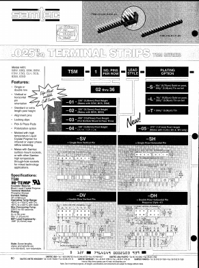 TSM-130-04-F-MT-LC Datasheet PDF ETC1