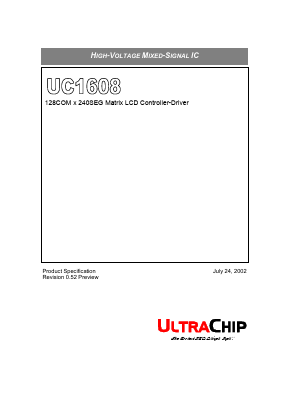UC1608XGAC Datasheet PDF ETC1