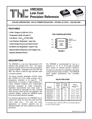 VRE3025K Datasheet PDF ETC1