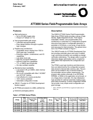 ATT3020-5S175I Datasheet PDF ETC1