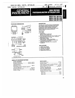 H11G3 Datasheet PDF ETC1