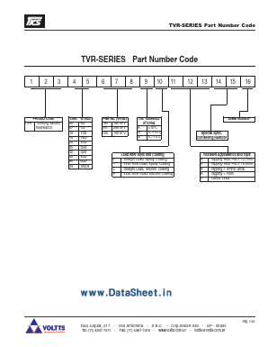 TVR20201 Datasheet PDF ETC1