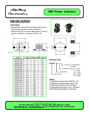 AM1608-4R7M Datasheet PDF ETC2