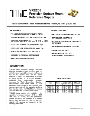 VRE205M Datasheet PDF ETC2