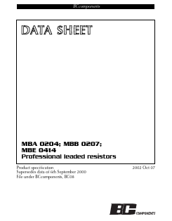 MBA0204-255C147K Datasheet PDF ETC2