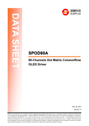 SPOD80A Datasheet PDF ETC2