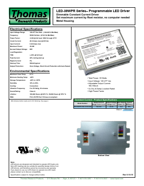 LED39WPR-056-C0700-BD Datasheet PDF ETC2