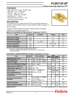 FLM3135-8F Datasheet PDF Eudyna Devices Inc
