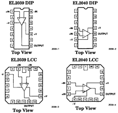 EL2039CN Datasheet PDF Elantec -> Intersil