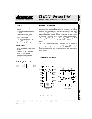 EL1507CS Datasheet PDF Elantec -> Intersil