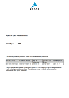 B65803-N16-A1 Datasheet PDF EPCOS AG