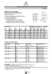 B62152-A27-X30 Datasheet PDF EPCOS AG