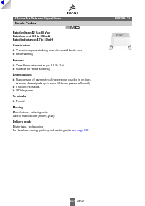 B82792-C0 Datasheet PDF EPCOS AG