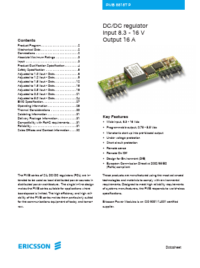 PMB8811P Datasheet PDF Ericsson 