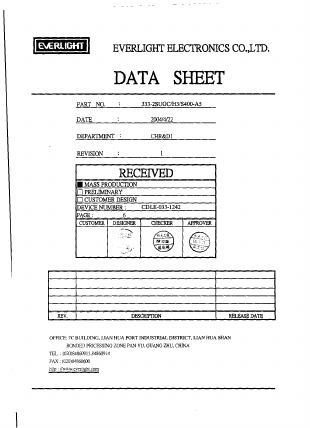 333-2SUGC/H3/S400-A5 Datasheet PDF EVERLIGHT