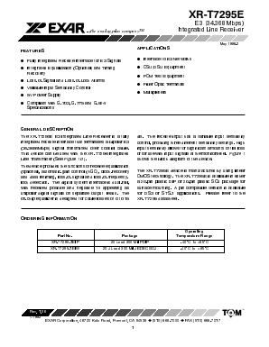 XRT7295E-1EIP Datasheet PDF Exar Corporation