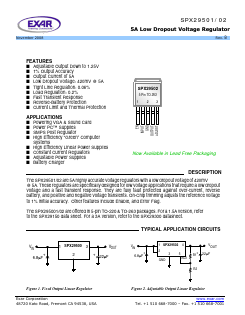 SPX29500T-L-1-8 Datasheet PDF Exar Corporation