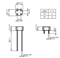 B125C1500R Datasheet PDF Formosa Technology