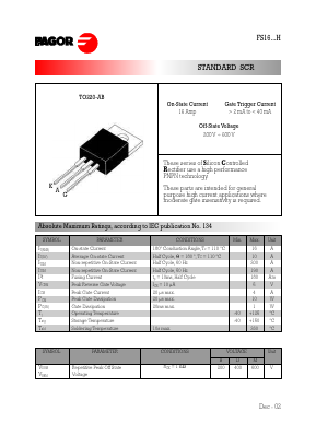 FS1610DH Datasheet PDF Formosa Technology