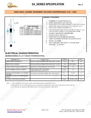 SA10(C) Datasheet PDF Frontier Electronics.
