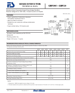 GBP2005 Datasheet PDF First Silicon Co., Ltd